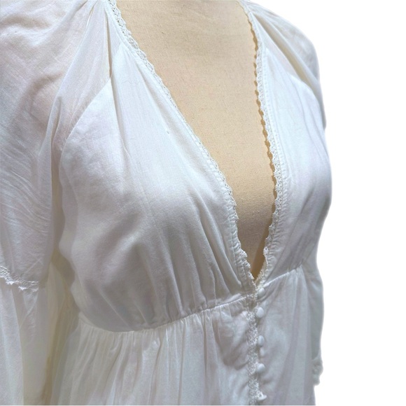 Alice + Olivia Alexandria Open Back Mini Tassel Tunic Dress - Picture 3 of 6